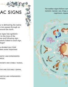 Book cover of The Zodiac Made Easy: Understand Astrology, Horoscopes, and Ascendants, with a blue fish. Published by White Star.