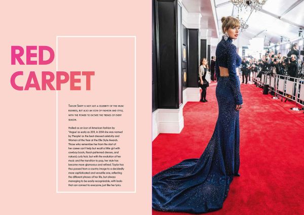 Book cover of Taylor Swift: A Book for Swifties, with the singer performing on stage in a sparkly outfit. Published by White Star.