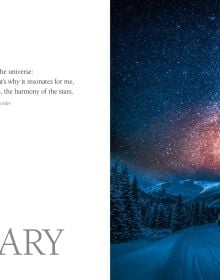 Book cover of 365 Thoughts of Harmony with the Seasons, featuring an aerial view of river snaking through landscape of orange, autumn trees and snow-covered foliage. Published by White Star.