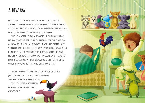 Activity box of Yogi Fun: Over 20 Boardgames in a Travel Size Box, featuring children performing yoga poses. Published by White Star.