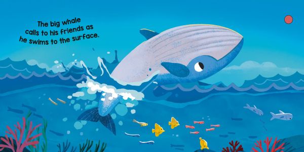 Book cover of Ocean's White Noise: with a green turtle and sea gull in blue sea. Published by White Star.