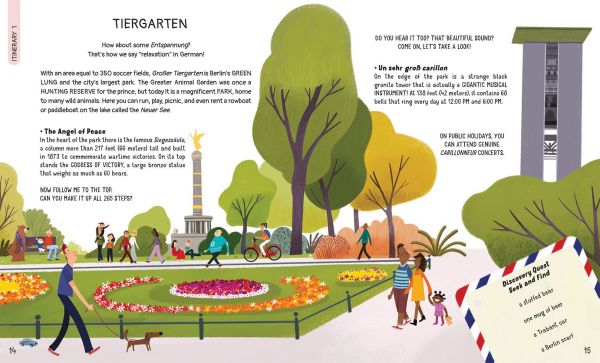Book cover of Around Berlin: Young Explorers, featuring the German city with its TV Tower. Published by White Star.