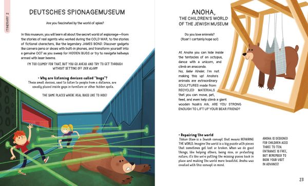 Book cover of Around Berlin: Young Explorers, featuring the German city with its TV Tower. Published by White Star.