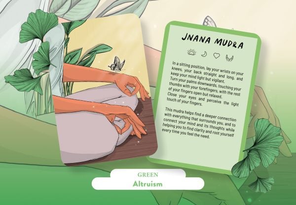 Box cover of 5-Minute-a-day Mindfulness; featuring a woman meditating, surrounded by houuseplants. Published by White Star.