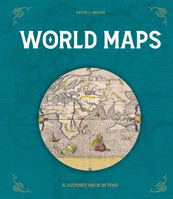 Book cover of World Maps: A Journey Back in Time. Published by White Star.