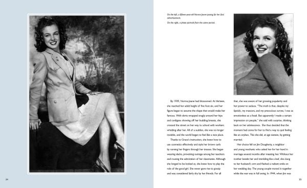 Book cover of Marilyn Monroe: Diva. Woman. Goddess.; featuring the actress wearing a striped top. Published by White Star.