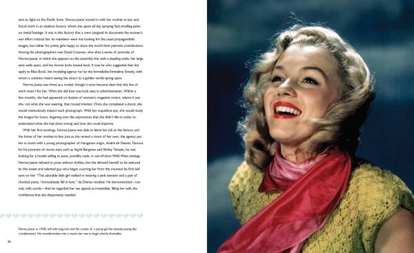 Book cover of Marilyn Monroe: Diva. Woman. Goddess.; featuring the actress wearing a striped top. Published by White Star.