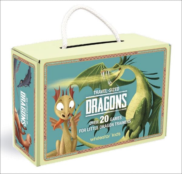 Activity box of Travel Sized Dragons: Over 20 games for little dragon trainers; featuring two dragons. Published by White Star.