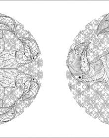 Animal Mandalas Coloring Book