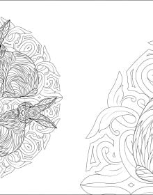 Animal Mandalas Coloring Book