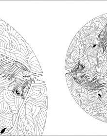 Animal Mandalas Coloring Book
