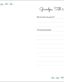 Grandpa’s Memories for My Grandchild