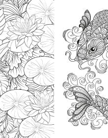 Japanese Enchantments. Coloring Book