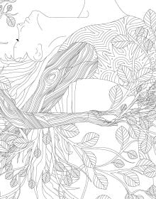 Hiding in Nature. Coloring Book