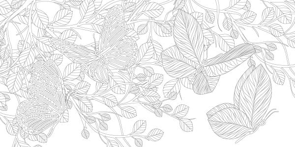 Hiding in Nature. Coloring Book