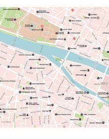 Book cover of Paris: On the Road Architecture Guides, with an aerial map of the city. Published by Forma Edizioni.