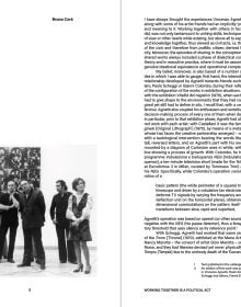 Book cover of a² Vincenzo Agnetti. Working together is a political act. Published by Forma Edizioni.