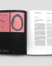 Red cover of 'Lucio Fontana'. Published by Forma Edizioni