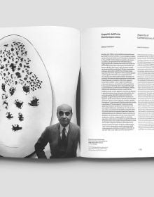 Red cover of 'Lucio Fontana'. Published by Forma Edizioni