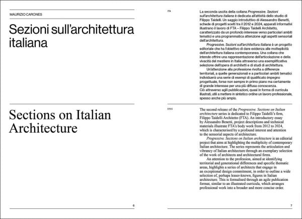 Book cover of Filippo Taidelli: Selected Architecture 2012-2024. Published by Forma Edizioni.