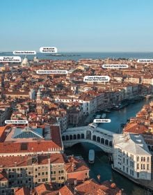 Book cover of Venice: On the Road Architecture Guides; featuring an aerial map of part of the Italian city. Published by Forma Edizioni.