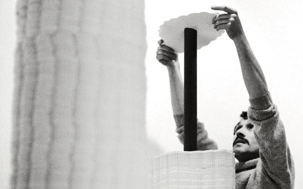 Book cover of Arte Povera. Dialogues, featuring a camouflage print. Published by Forma Edizioni.