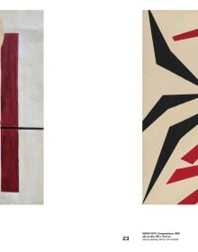 Book cover of Abstractionism. A Journey Through Time, featuring an abstract painting.