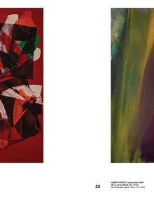 Book cover of Abstractionism. A Journey Through Time, featuring an abstract painting.