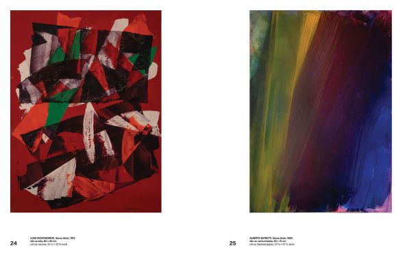 Book cover of Abstractionism. A Journey Through Time, featuring an abstract painting.