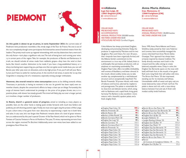 Book cover of Italian Wines 2025, with wine glasses. Published by Gambero Rosso.