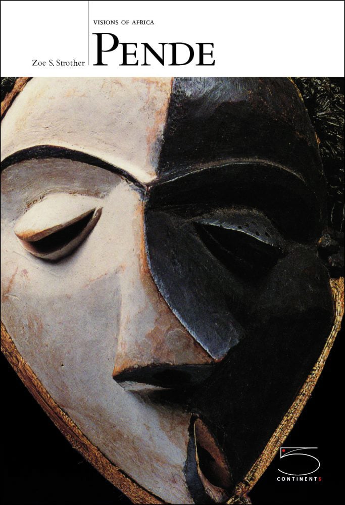 Book cover of Pende, Visions of Africa, featuring a carved wood mask. Published by 5 Continents Editions.