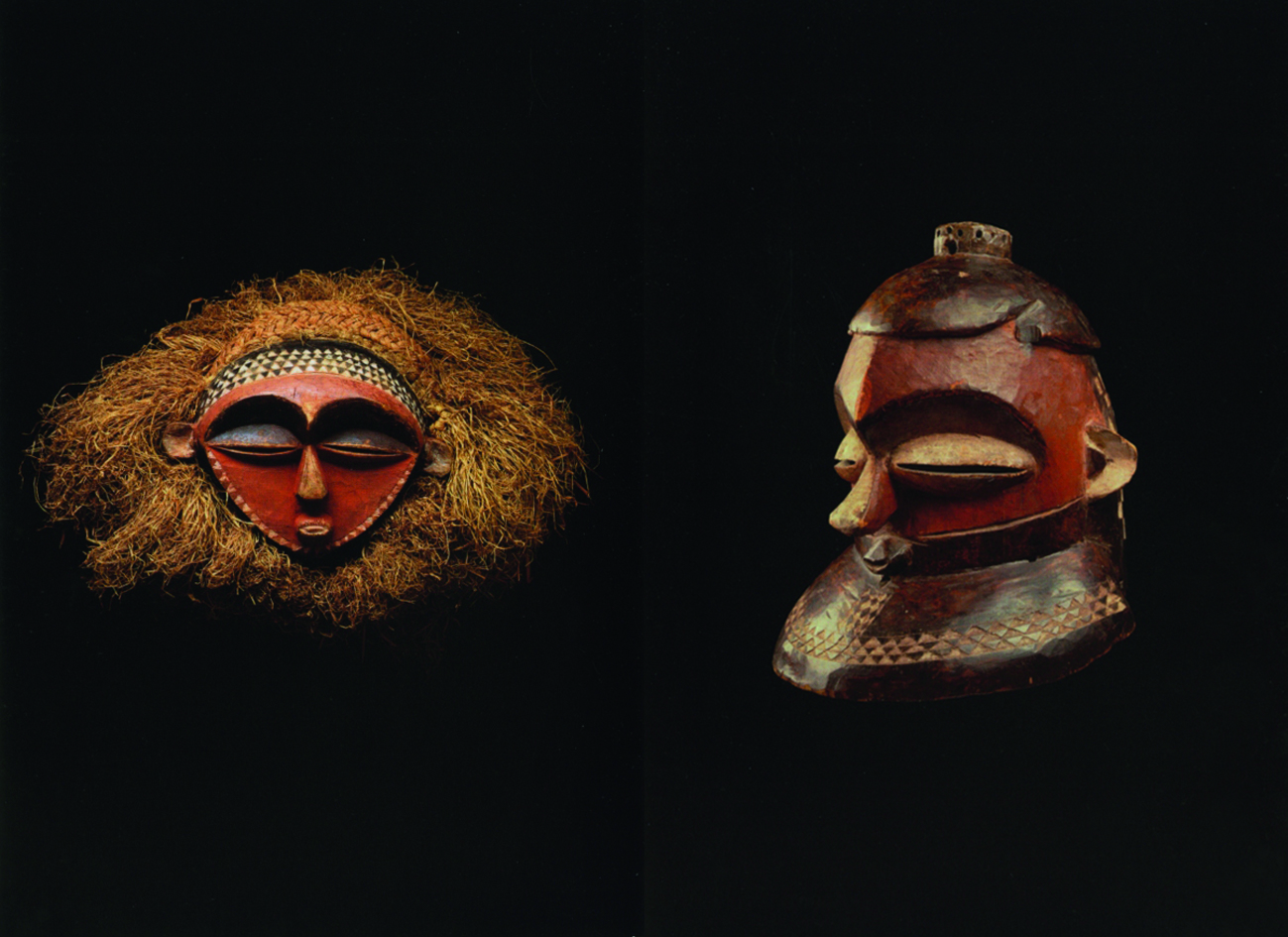 Book cover of Pende, Visions of Africa, featuring a carved wood mask. Published by 5 Continents Editions.