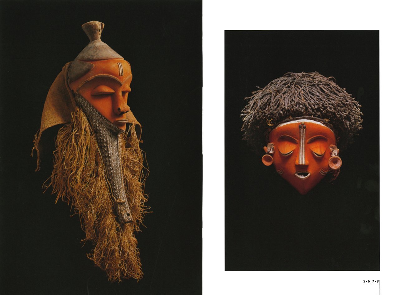 Book cover of Pende, Visions of Africa, featuring a carved wood mask. Published by 5 Continents Editions.