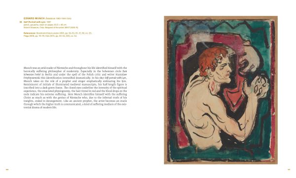 Book cover of Friedrich Nietzsche and the Artists of the New Weimar, featuring a bronze head of the German philosopher with a large moustache. Published by 5 Continents Editions.