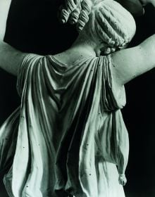 Book cover of Canova: Four Tempos, featuring the back of white plaster cast of human figure lying down, Published by 5 Continents Editions.