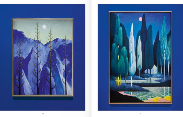 Book cover of Nicolas Party, L’Heure Mauve, featuring a pastel artwork on linen, titled 'Sunset 2021'. Published by 5 Continents Editions.