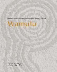 Grey book cover of Wamulu, featuring an circular Aboriginal pattern. Published by 5 Continents Editions.