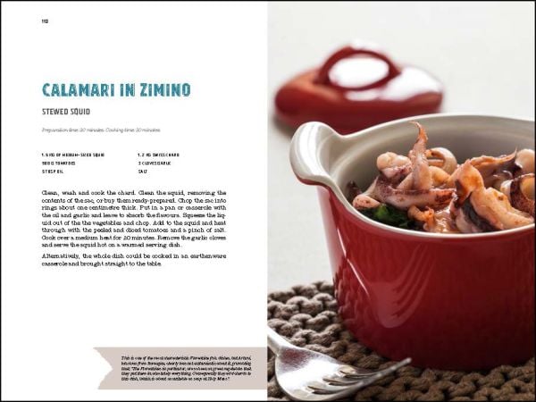 Book cover of Florence The Art of Cookery: Traditional recipes, with a bunch of radishes on a wood table alongside a postcard. Published by Mandragora.