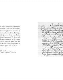 Book cover of History of Florence: The Precious Legacy of the Last Medici Princess who Shaped the City’s Destiny, featuring a painting of the noblewoman. Published by Mandragora.