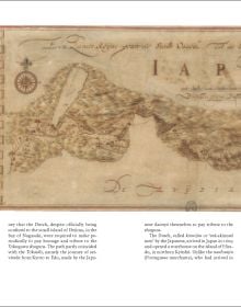 Book cover of The Global Eye: Dutch, Spanish and Portuguese maps in the collections of the Grand Duke Cosimo III de’ Medici, featuring ships on the sea. Published by Mandragora.