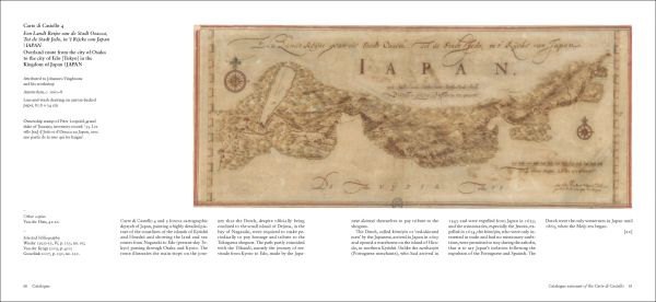 Book cover of The Global Eye: Dutch, Spanish and Portuguese maps in the collections of the Grand Duke Cosimo III de’ Medici, featuring ships on the sea. Published by Mandragora.