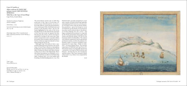 Book cover of The Global Eye: Dutch, Spanish and Portuguese maps in the collections of the Grand Duke Cosimo III de’ Medici, featuring ships on the sea. Published by Mandragora.