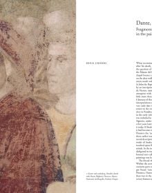 Book cover of An Ancient and Honourable Citizen of Florence: The Bargello and Dante, featuring the oldest portrait of Dante. Published by Mandragora.
