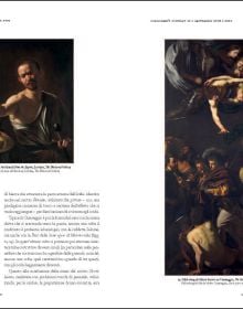 Book cover of Caravaggio’s Portrait of a Gentleman with a Ruff, featuring the portrait painting. Published by Mandragora.