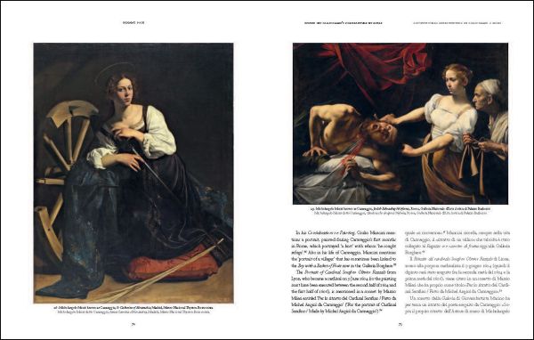 Book cover of Caravaggio’s Portrait of a Gentleman with a Ruff, featuring the portrait painting. Published by Mandragora.