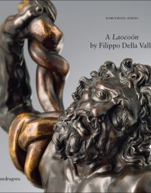 Book cover of A Laocoön by Filippo Della Valle, featuring detail of a Trojan priest and his sons fighting snakes. Published by Mandragora.
