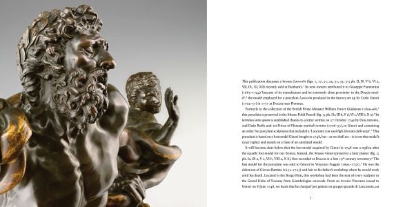 Book cover of A Laocoön by Filippo Della Valle, featuring detail of a Trojan priest and his sons fighting snakes. Published by Mandragora.