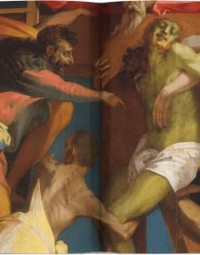 Book cover of Mannerism in Italian Museums, featuring a painting of Eleanor of Toledo with her son Giovanni, by Agnolo Bronzino. Published by Scripta Maneant Editori.