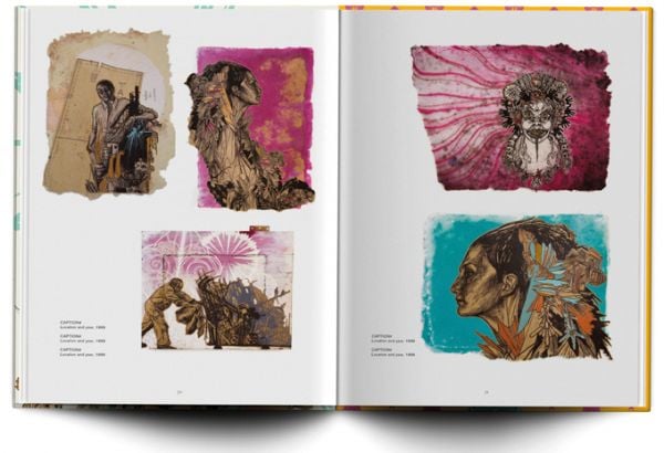 Book cover of The Red Skein, featuring a screen print titled 'Ice Queen' by Caledonia Curry. Published by Drago.