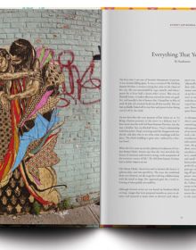 Book cover of The Red Skein, featuring a screen print titled 'Ice Queen' by Caledonia Curry. Published by Drago.
